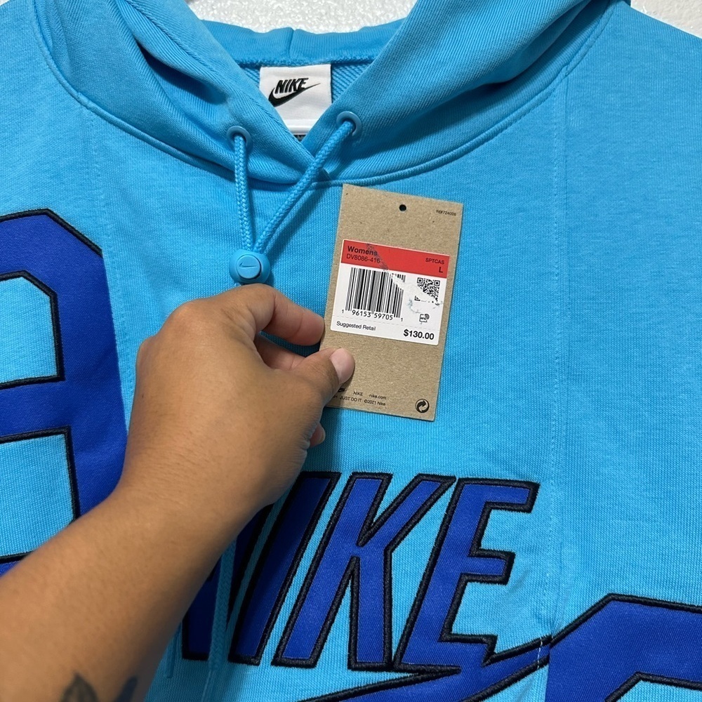 NIKE Women's Circa 96 Fleece Hoodie - Picture 5 of 5